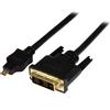 StarTech.com Cavo Micro HDMI a DVI-D 2 m - M/M (6FT MICRO HDMI TO DVI-D CABLE -