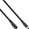 InLine Cavo prolunga DC - Presa DC 4.0x1.7mm - AWG 18 - nero -1m