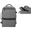 Manhattan 440370 borsa per laptop 439 cm 17.3 Zaino Grigio (ROMA TRAVEL BACKPACK