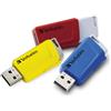 Verbatim Store 'n' Click - Memoria USB 3.2 GEN1 - 3x16 GB - Rosso/Blu/Giallo (Ve