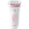 Braun Silk-épil 7 7-000 Epilatore Elettrico 40 Pinzette Bianco e Rosa BR2-225151