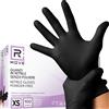 erregame spa R MOVE 100 guanti in nitrile monouso neri XS senza polvere, gloves