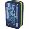 Scooli - Tripledecker Jurassic World - Astuccio per Studenti con Penne e Accessori di Alta qualità - Ideale per Scuola, Tempo Libero e in Viaggio - da 6 Anni