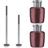 ABUS NUTFIX M5 AXLE 120/150 SERRATURA COMPONENTE: ROSSO Colore - ROSSO