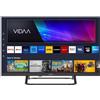 Smart Tech Smart TV 24 Pollici HD Ready Display LED Sistema Vidaa Nero 24HV02V