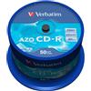 Verbatim Campana 50 PZ CD-R 700 Mb CD-R AZO Crystal 43343