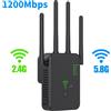 Does not apply Ripetitore Wifi Wireless 5G Router 1200Mbps Ripetitore Wifi Dual Band Extender a