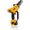 Volpi Motosega a Batteria Potatura Elettrosega 14,4V 2,5 Ah Litio Giallo PVS5100