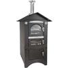 Clementi Forno a Legna Portatile Ruote e Camera di Cottura Antracite Smart Fecon