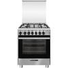 GLEM GAS SA664MI6 CUCINA A LIBERA INSTALLAZIONE 60X60 PIANO 4 FUOCHI FORNO 67L