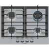 BOSCH PCH6A5I90 PIANO COTTURA INCASSO GAS 60CM 4 FUOCHI INOX