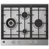 Hoover H-HOB 300 GAS Piano Cottura 4 Fuochi a Gas 60 cm Acciaio Inox HHG6D5WK3X