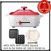 APIX INTL AHP-152RD Square Grill & Pot 900 W AC 100 V 50/60 Hz CBP