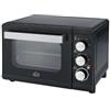 DCG Fornetto Elettrico Ventilato 24 Litri 1380 Watt con Timer Nero MBN24