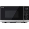 Sharp Forno Microonde Combinato Grill 28 L 900 W Timer Nero/Argento YC-PC284AE-S