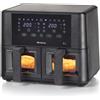 Ariete Friggitrice ad Aria Doppia 9 Lt 2400 W Doppio Cestello Nero 00C463100AR0
