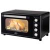 DCG Fornetto Elettrico Ventilato 45 Litri 2000 Watt con Timer Nero MBN45