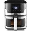 Zephir Friggitrice ad Aria 5,5 Litri Potenza 1400W con Timer Nero/Inox ZHC55S
