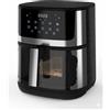 Nordmende Friggitrice ad Aria 7.5 Litri 1600 Watt Timer Nero/Inox ND-AIRFRYER75