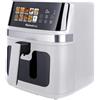 Melchioni Friggitrice ad Aria 8 lt Doppia Resistenza Bianco Gaia Plus 118340055