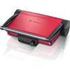 Bosch Bistecchiera elettrica Doppia piastra Antiaderente 2000 W Rosso TCG4104