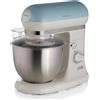 Ariete Impastatrice Robot da Cucina Capacità 5,5Lt 2400W Celeste 1588 Vintage