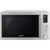 Smeg Forno a Microonde Combinato con Grill 25 Litri 900 Watt Inox MOE25X