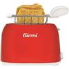 Girmi Tostapane Tosta pane 2 Fette 750W Vassoio Raccogli Briciole Rosso TP10