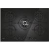 Candy CVG74WTB Piano cottura a gas in vetro Nero Da incasso 75cm Gas 5 Fornelli