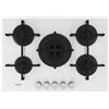 WHIRLPOOL GOA 7523/WH PIANO COTTURA GAS 5 FUOCHI GHISA A+S VETRO BIANCO