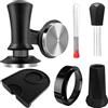 Sonhomay Set di accessori per caffè espresso da 53 mm, con imbuto dosatore Wdt e tappetin