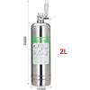 Co2 Generator Kit Sistema Di Irrigazione In Acciaio Generatore Di CO2 Per Acquario E Piante