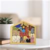 Gesù in legno Puzzle Jigsaw Toy Statuetta di ornamento di Natale per ragazze