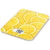 Beurer Bilancia da Cucina Digitale Elettronica Max 5 Kg in Vetro - Lemon - KS19