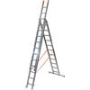 FACAL Scala Alluminio Genia Trasformabile 3 Rampe 11+11+11 Gradini 832 cm G350-3