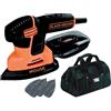 Black & Decker Mouse levigatore Multifunzione 120 Watt 14000 giri KA2000