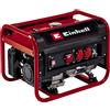 EINHELL Generatore Corrente a Benzina 4T Kw 2.4/2.1 Nero Rosso TC-PG 25/1/E5