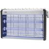 Zanzariera elettrica 20W due lampade fluorescenza contro zanzare insetti mosche
