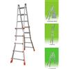 Marchetti Scala telescopica Alluminio 5 5 Gradini Altezza 4.90 Mt 20703 Squadra
