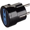 Polypool Adattatore spina italiana-tedesca 16A Nero 451.1