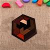 Puzzle Tangram in legno Gioco logico per bambini in età prescolare Bambini