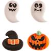 dekora Halloween Decorazioni di Zucchero - Zucche, Fantasmi e Cappelli da Strega, Sprinkles per Torte, Dolci, e Biscotti