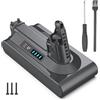 Keenstone Batteria per Dyson V10 SV12 8000mAh Dyson V10 SV12 Batteria per Cyclone, Animal, Absolute, Motorhead, Fluffy Aspirapolvere