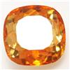 Senza marchio Pietra preziosa cuscino 14x14 mm zaffiro champagne Montana certificato natura...