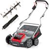 IKRA 36V 3in1 scarificatore aeratore a batteria IB-SR 36, cesto di raccolta 45 l, larghezza di lavoro 36 cm, compatibile con Bosch