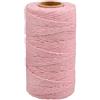 G2PLUS 100m Spago in Cotone Rosa:2 mm Cordoncino in Cotone per Confezioni