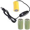 Eurowagens USB 5V2A A 3/4.5/1.5V D Falso Batteria Eliminazione Cavo Adattatore di
