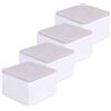 Ezprotekt Alzata per Mobili 5 cm in Acciaio, Diametro 3.15", Alzate