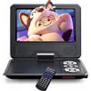 Does not apply Lettore DVD Portatile Da 9,5" per Bambini in Auto Con Schermo Girevole HD Da 7,5