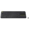 Logitech K400 Plus Tv tastiera RF Wireless AZERTY Francese Nero